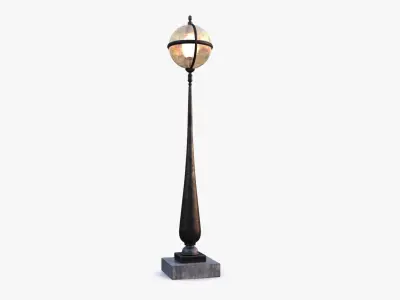 Outdoor Light 0001  Low-poly 3D model