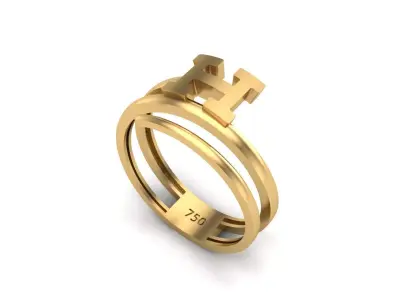 Jewelry ring 464 3D print model