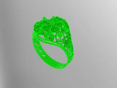 Gold Ring 23 3D print model