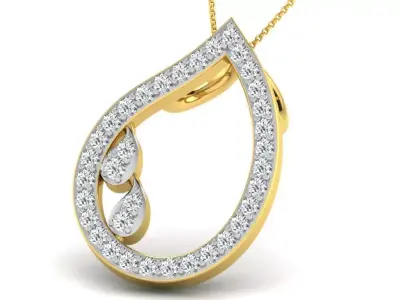 diamonds pendant 3D print model purchase