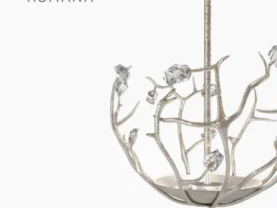 Porta Romana Blossom Chandelier 3D model