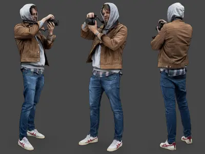 Stylized Man Character 3D model