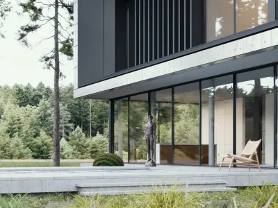 ProVis3D 043 - Villa Concrete 3D model