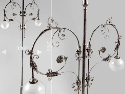 Street Lantern Classic 3D model