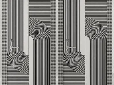Entrance door set15 3D model