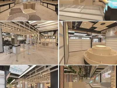 Convenience Store 3D model