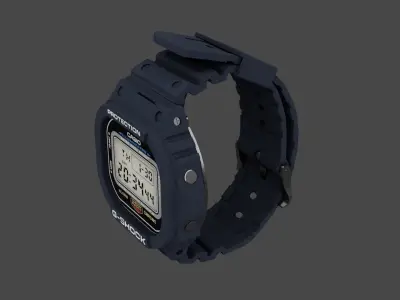 Tough Digital watch 3D model