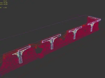 Desert Palace - Broken Wall 3D model