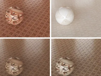 Marazzi ArtCraft Collection Decorative Tile - Decors -Set of 13 Texture