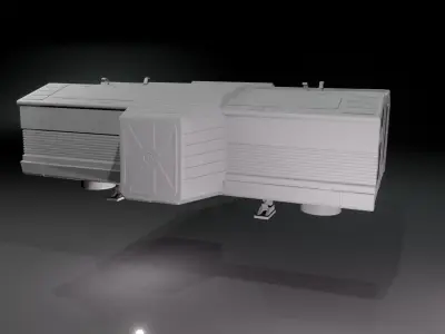 1-24 scale Space 1999 Eagle Lab pod 3D print model