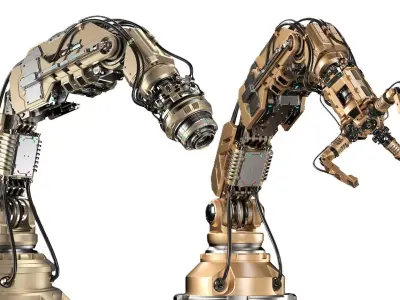 Robotic Arm Collection 2 in 1 3D Model Pack