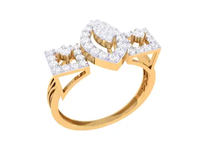  Women Ring MTL 3dm STL OBJ FBX Details 3D print model 99