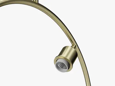 Chiswick Hoop Minimalist Pendant Light 3D model