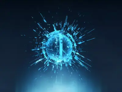 Digital Hologram Low-poly 3D model