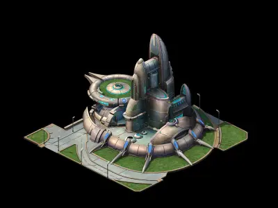 Ship Machinery Building - Team Lord 04 3D model