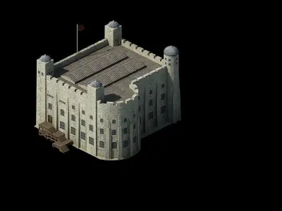 Different dimension - architecture 07 3D model