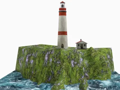 Lighthouse 3D model 16