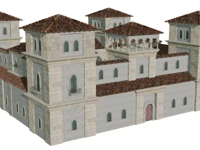 Abadia 3D model