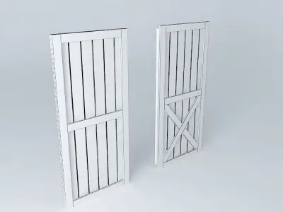 Shed Door Free 3D model