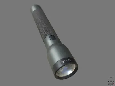 Flashlight PBR Low-poly 3D model