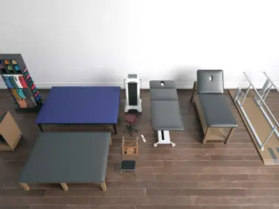 Hausmann Collection ironing table on wheels 3D model