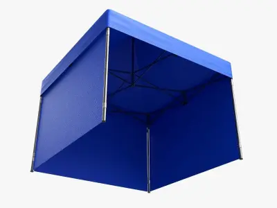 Display tent mockup 04 3D model