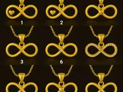 PREMIUM MASTER VAULT 100 PLUS Designer Jewelry Assets 3D print model