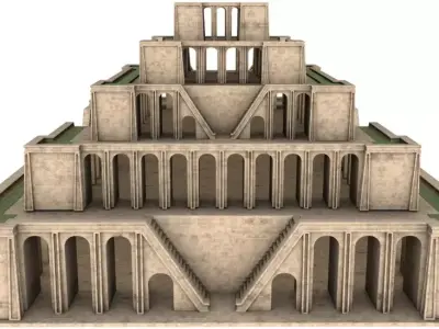 Ancient Babylon Building 3D model
