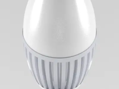 led light bulb 3D model buy
