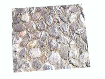 Cobblestone Path 3D model