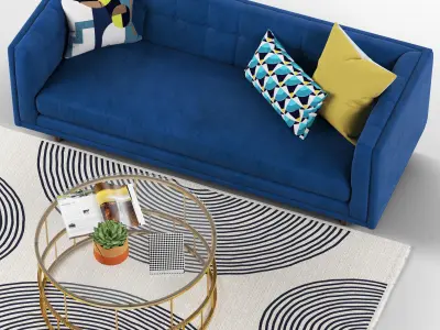 Westelm Bradford Sofa 3D model