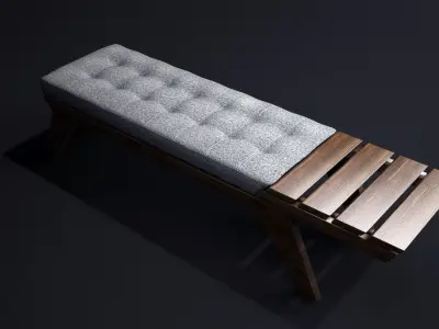 Cousin Eddie bench from Jory Brigham 3D model