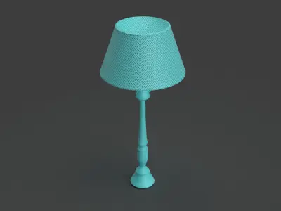 Lampshade Lamp Low-poly 3D model purchase