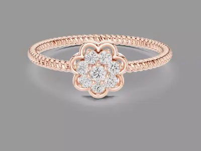 Light Diamond Ring 3D print model