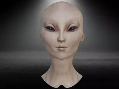 Alien Lady 3D model
