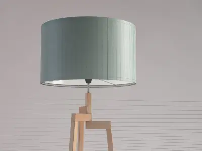FLOOR LAMP---Staggered tripod 3D model