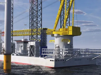  Voltaire Jack Up Vessels Offshore Wind Farm Installation 