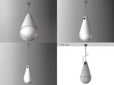 Drop Lamp 3D model