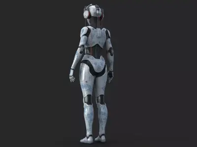 Futuristic Gheisa Body High Detail 3D model