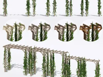 Garden arches one 3D model