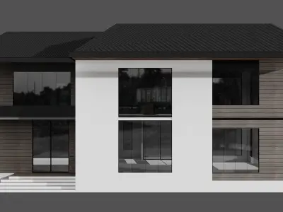 MODERN HOUSE NO23 A 3D model