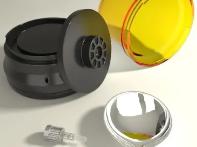 Rotating beacon 3D model