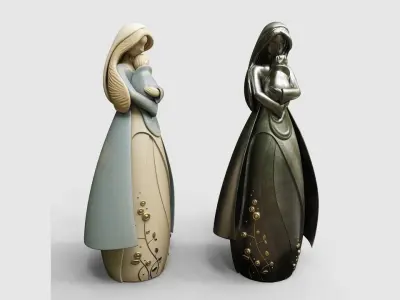Mom Figurine 3D model