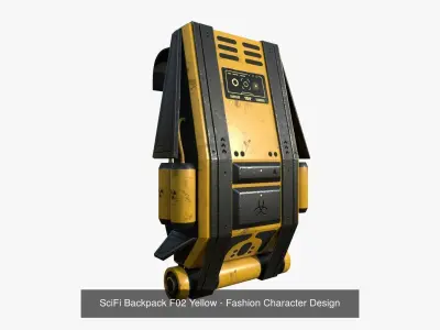 10 SciFi Backpack F Collection - Fashion Character Design