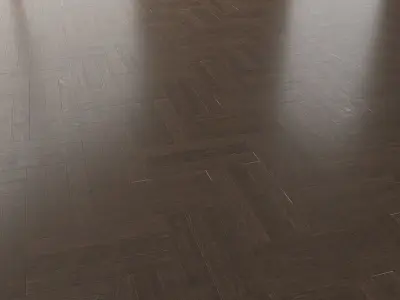  Parquet Oak Lawson Brushed set 2 3D model