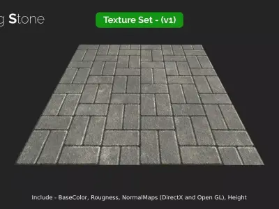 Paving Stone - small seamless textures set Texture