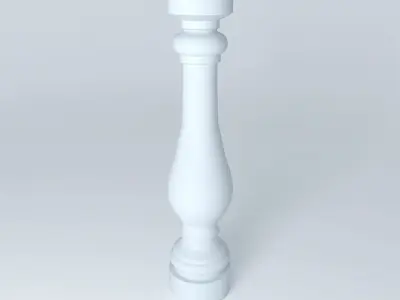 Rail Column 3D model