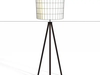 Floor Lamp Low-poly 3D model