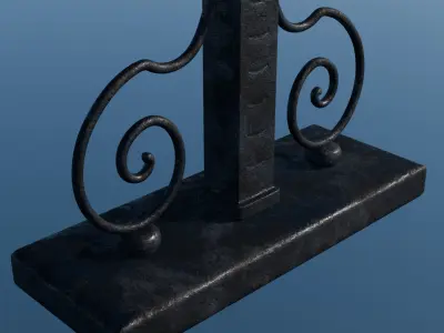 Street Light 3D model 20
