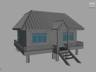 Beach House 3D model